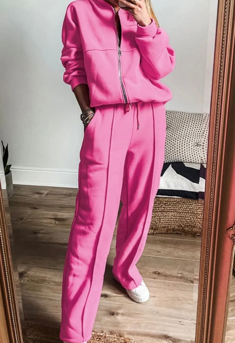 Ella Zip-Up Top and Pants Set
