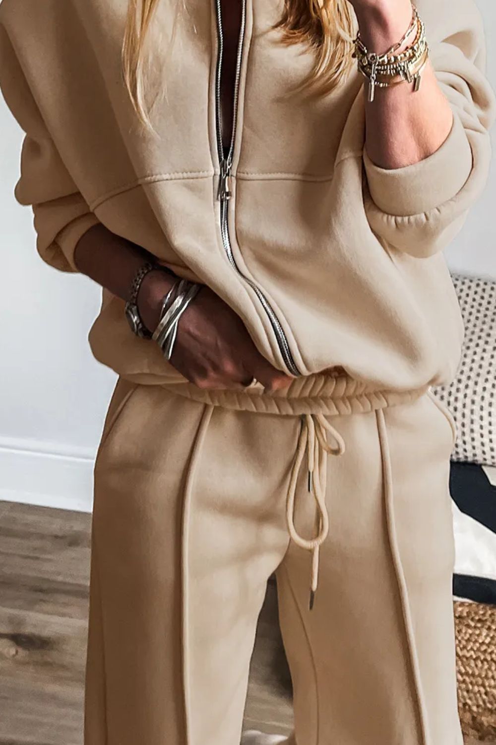 Ella Zip-Up Top and Pants Set