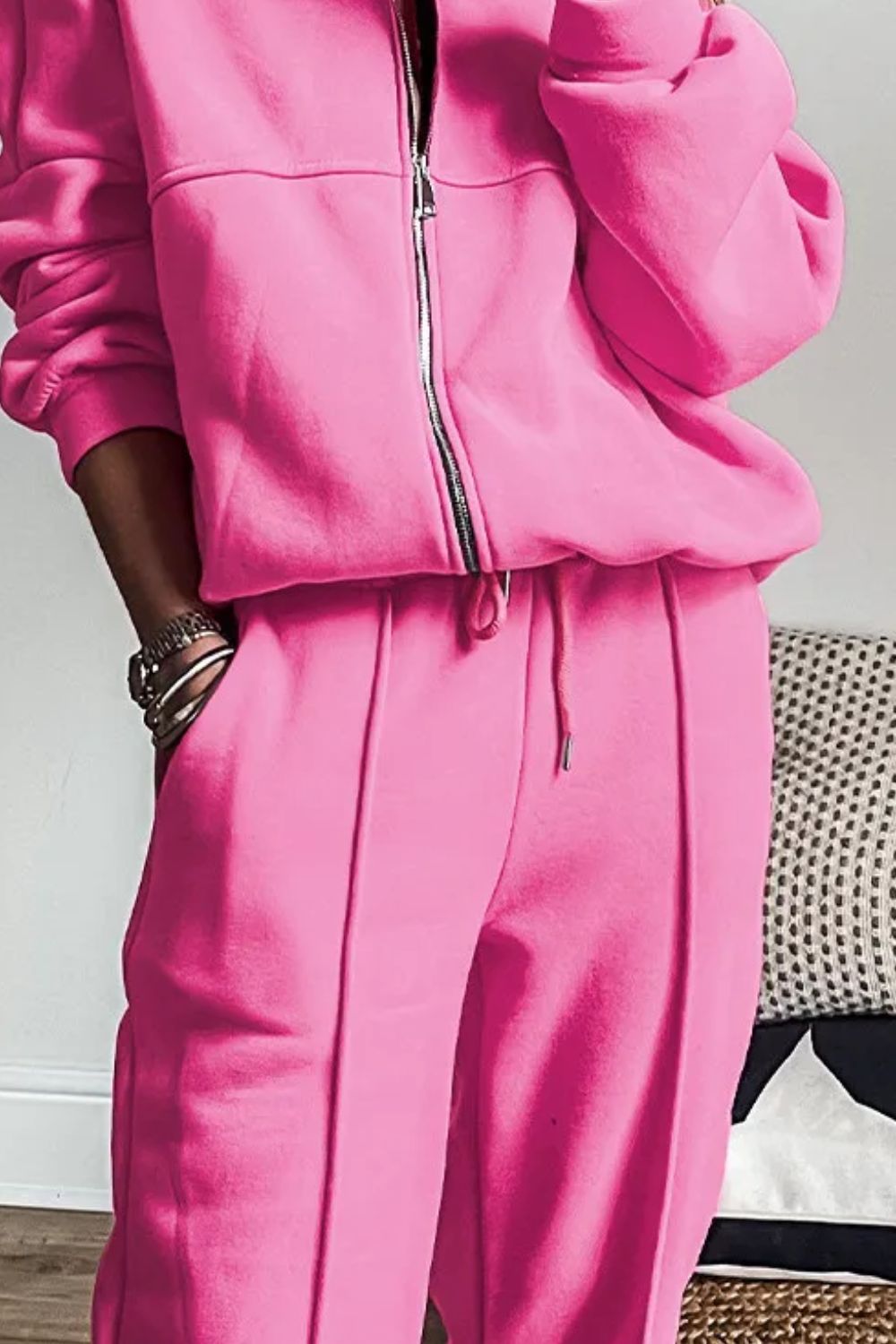 Ella Zip-Up Top and Pants Set