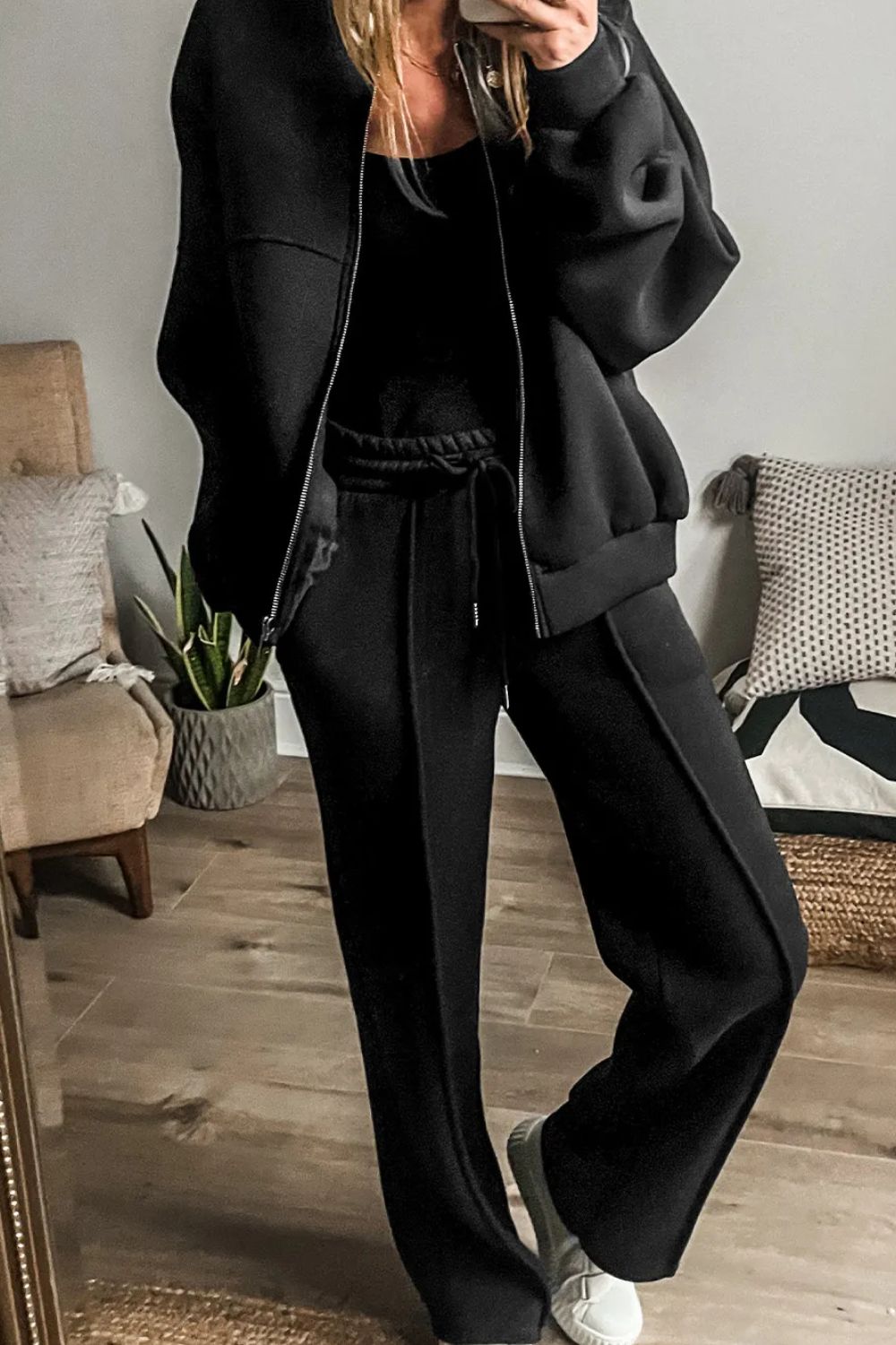 Ella Zip-Up Top and Pants Set