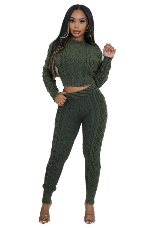 Sophie 2PCS Sweater Pants Set