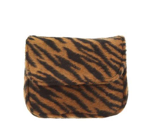 Saphire- Mini Animal Fur Design Crossbody Bag