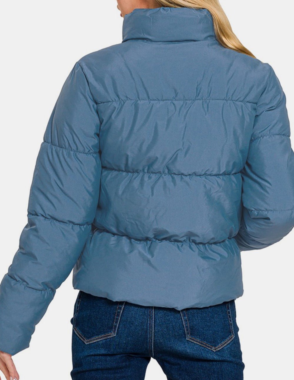 Caroline Blue Puffer Jacket