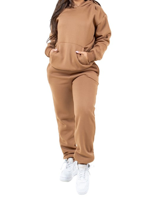 Khaki Sweatsuit Set