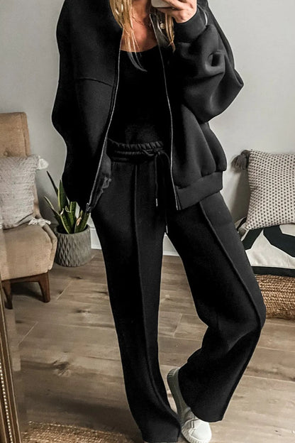 Ella Zip-Up Top and Pants Set